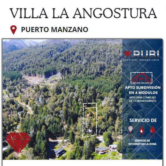 Terreno en  venta Villa La Angostura
