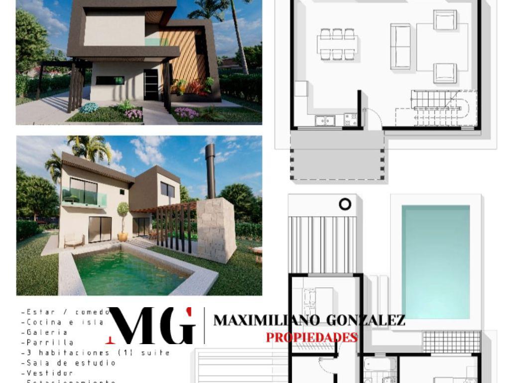 Proyecto casa en venta Laguna Azul Spegazzini Ezeiza