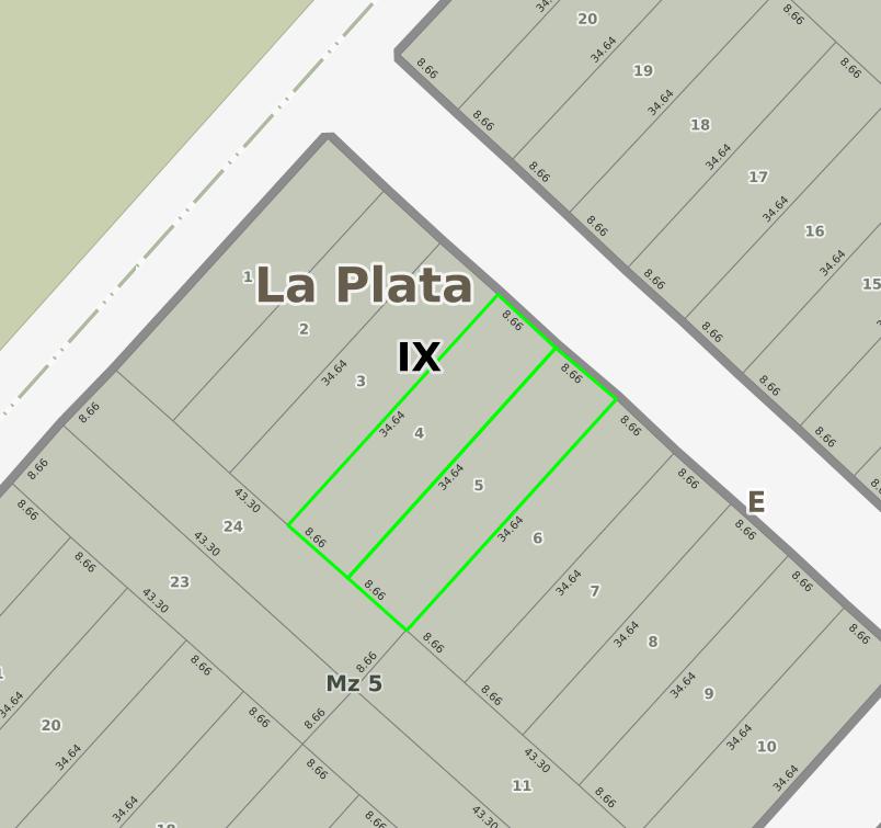 Terreno en venta en La Plata calle 8 e/ 650 y 651 - Dacal Bienes Raices