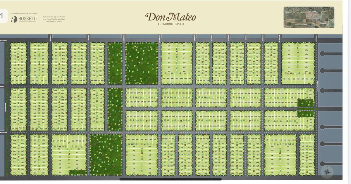 Terrenos de 500 m2 en barrio abierto con todos los servicios Don Mateo, Funes