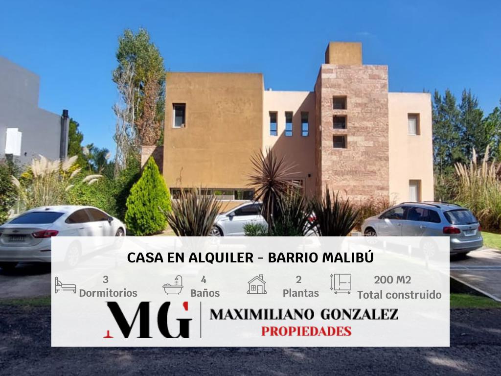 Casa en alquiler barrio privado Malibu barrio cerrado Canning Ezeiza San Vicente
