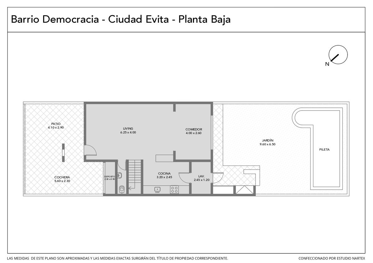Casa - Dúplex 4 ambientes - Barrio Democracia -  Ciudad Evita - Frente al Templo