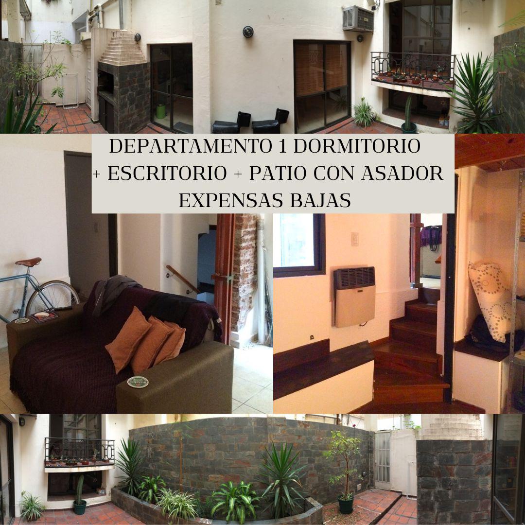 Departamento  1 dormitorio  mas escritorio y patio en  alquiler Nueva Córdoba