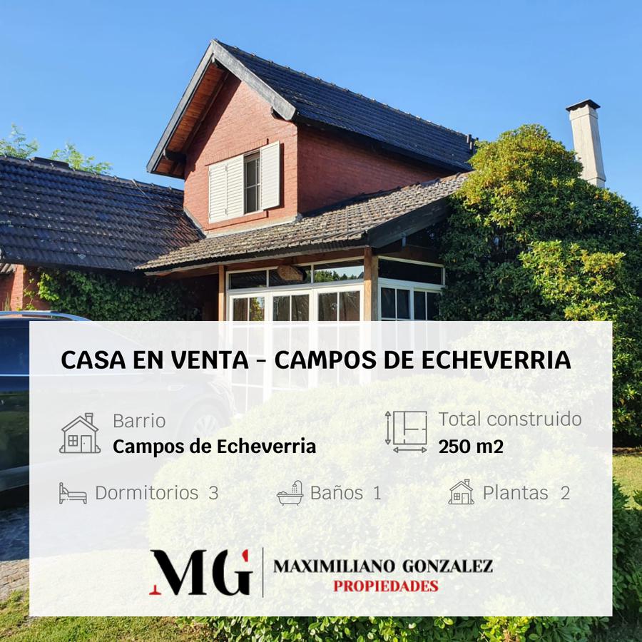 Casa en venta - Campos De Echeverria barrio privado Canning Ezeiza