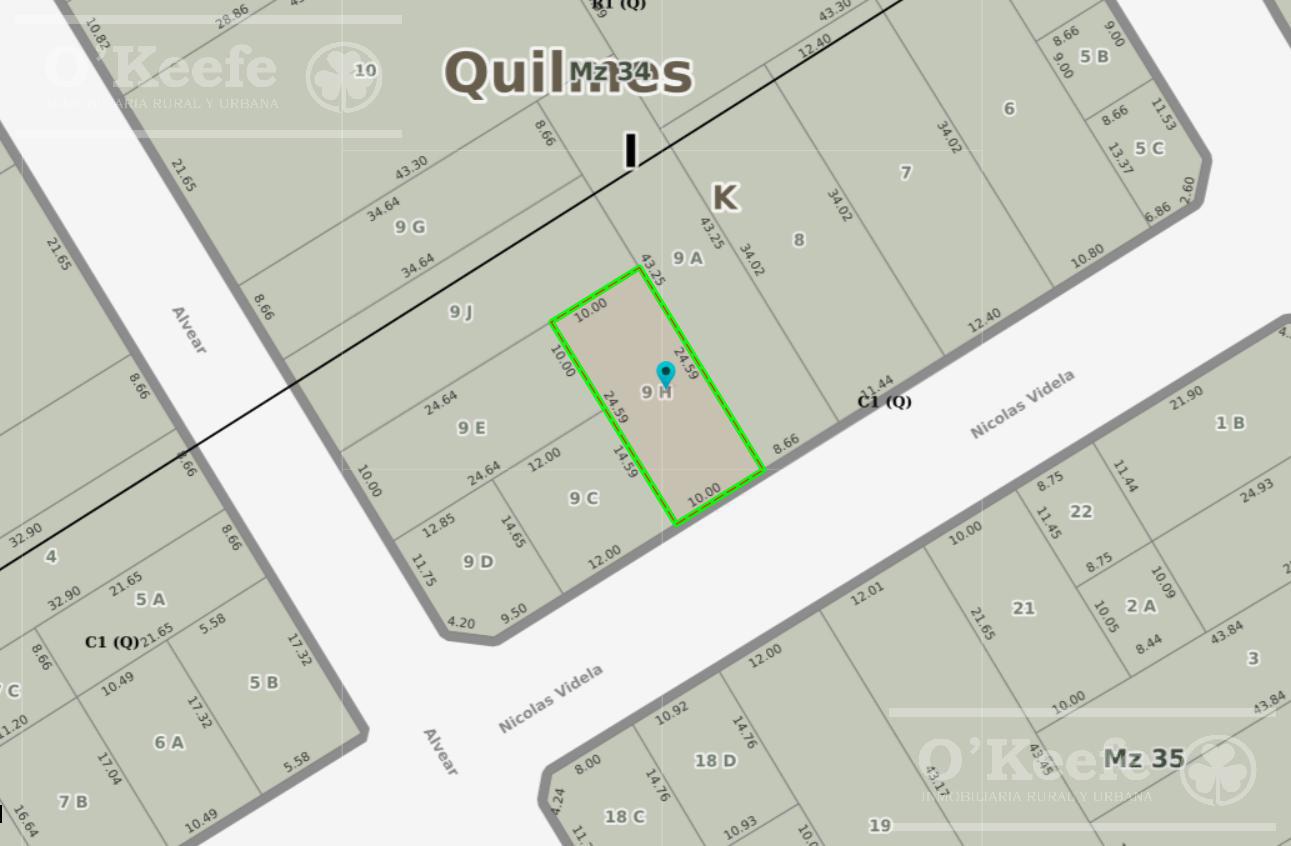 Terreno en venta, Quilmes centro, apto desarrollo Comercial/Habitacional - Zona ideal.