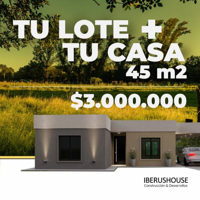 lote + casa 45m2 en Santa Rosa de Calamuchita